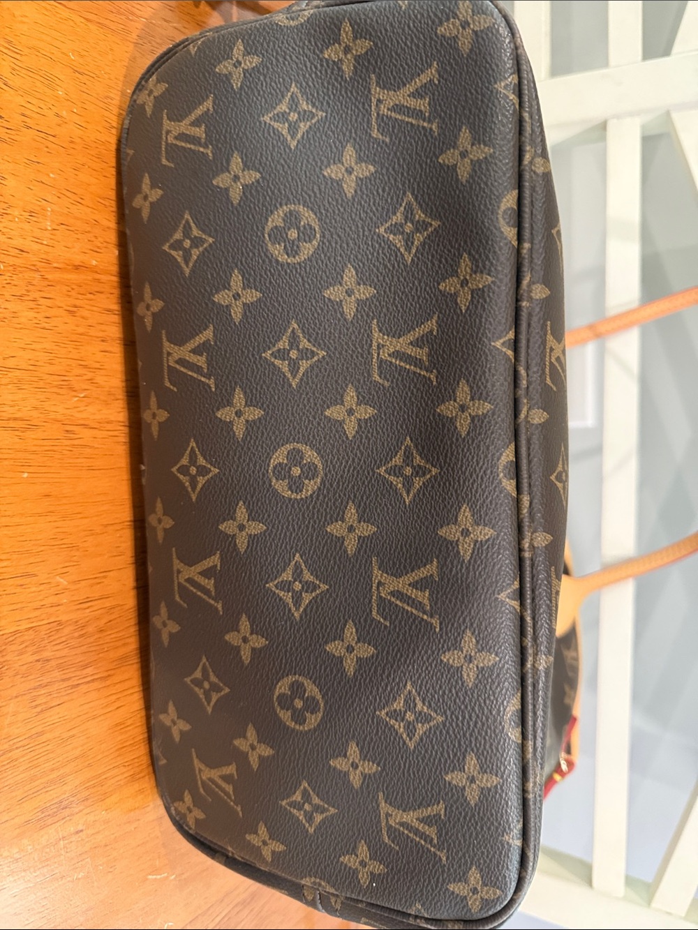 Louis Vuitton Monogram Canvas Tote in Brown and Tan - Picture 3 of 4